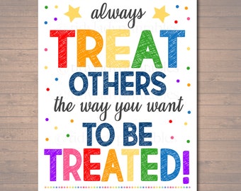 Golden rule Etsy graphic relating to Golden Rule Printable titled Golden rule Etsy